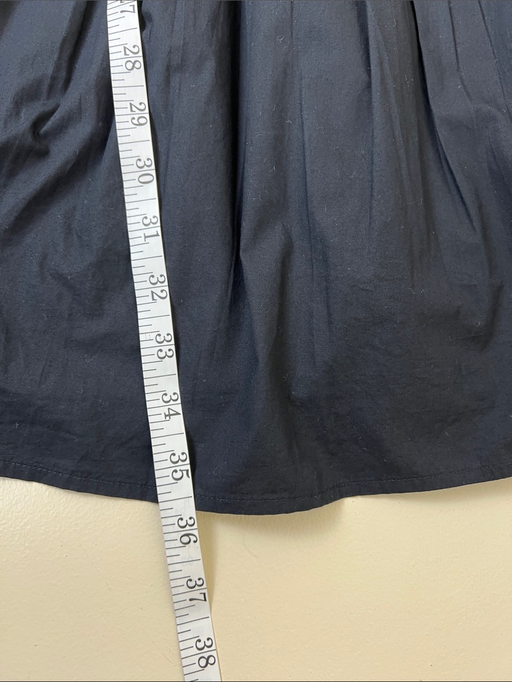 NWT Aritzia Sunday Best 100% Cotton Strudel Poplin Dress Black Size XL - Picture 11 of 12